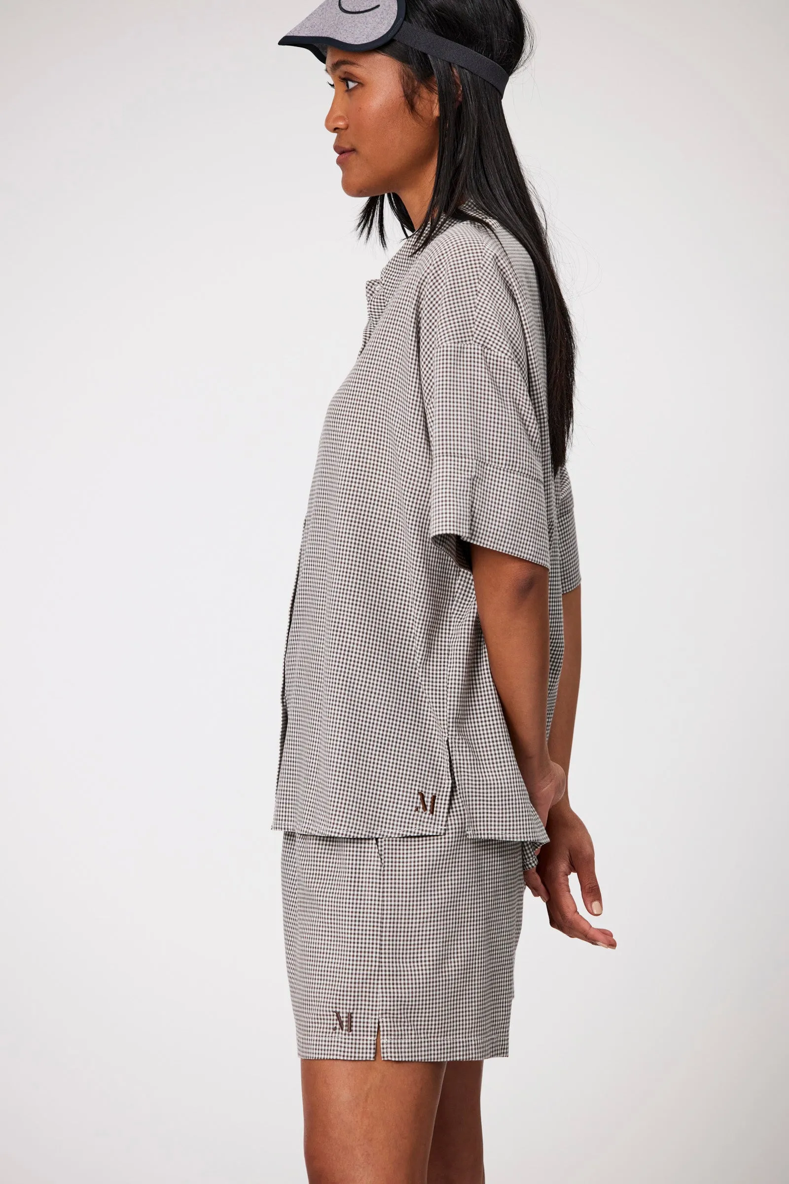 Marlow PJ Set - Choc Gingham