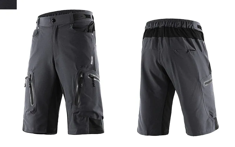 Men Outdoor Sports Cycling Shorts MTB Downhill Trousers Mountain Bike Bicycle Shorts Water Resistant Loose Fit