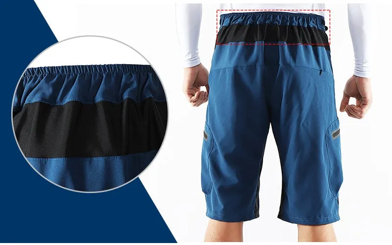 Men Outdoor Sports Cycling Shorts MTB Downhill Trousers Mountain Bike Bicycle Shorts Water Resistant Loose Fit