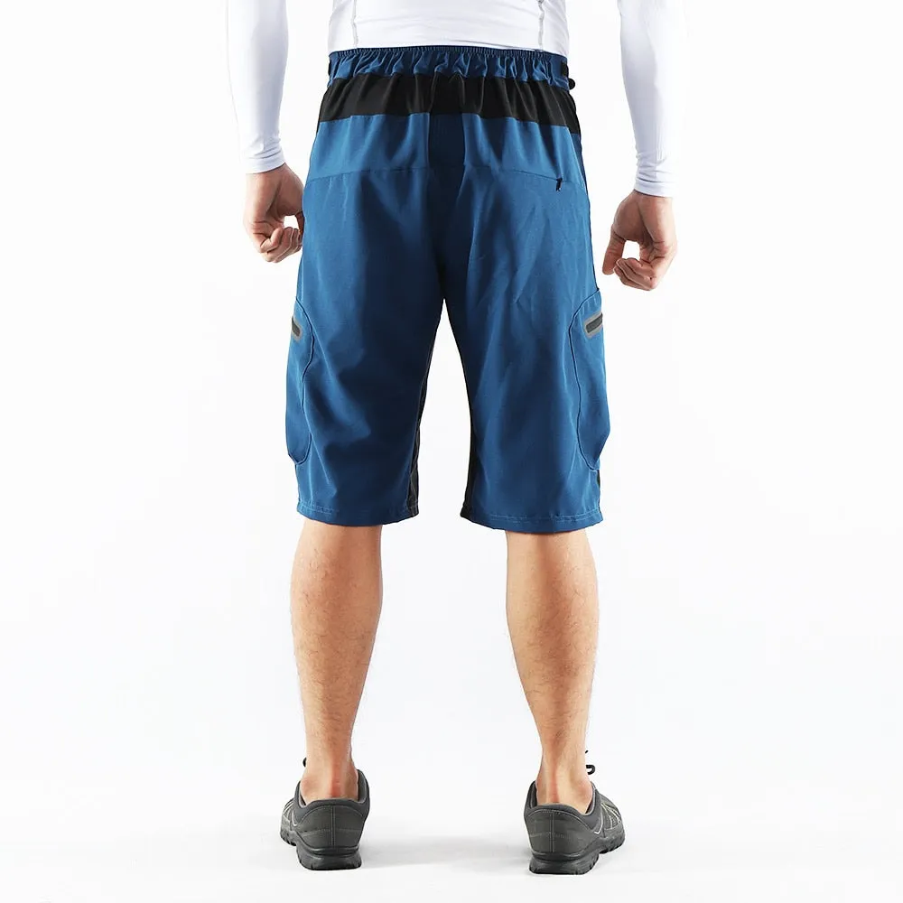 Men Outdoor Sports Cycling Shorts MTB Downhill Trousers Mountain Bike Bicycle Shorts Water Resistant Loose Fit