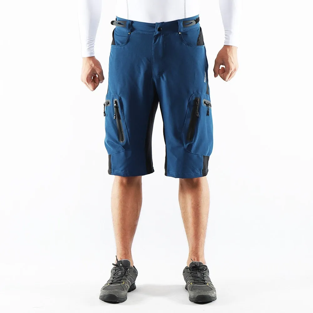 Men Outdoor Sports Cycling Shorts MTB Downhill Trousers Mountain Bike Bicycle Shorts Water Resistant Loose Fit