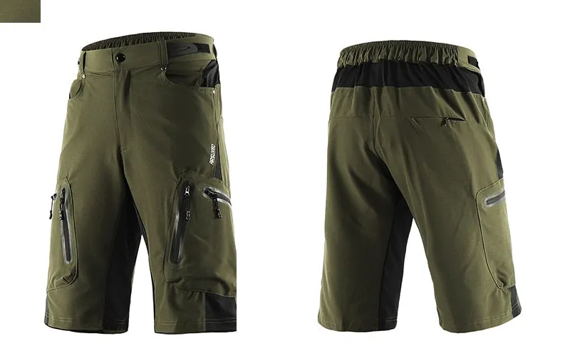 Men Outdoor Sports Cycling Shorts MTB Downhill Trousers Mountain Bike Bicycle Shorts Water Resistant Loose Fit