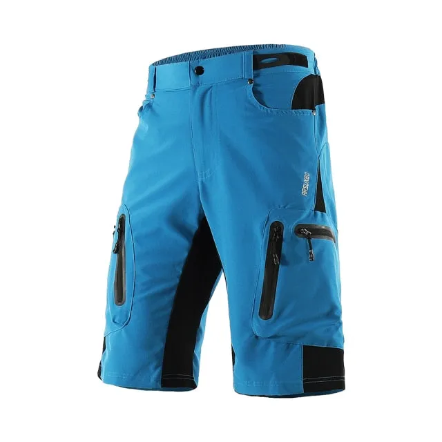 Men Outdoor Sports Cycling Shorts MTB Downhill Trousers Mountain Bike Bicycle Shorts Water Resistant Loose Fit