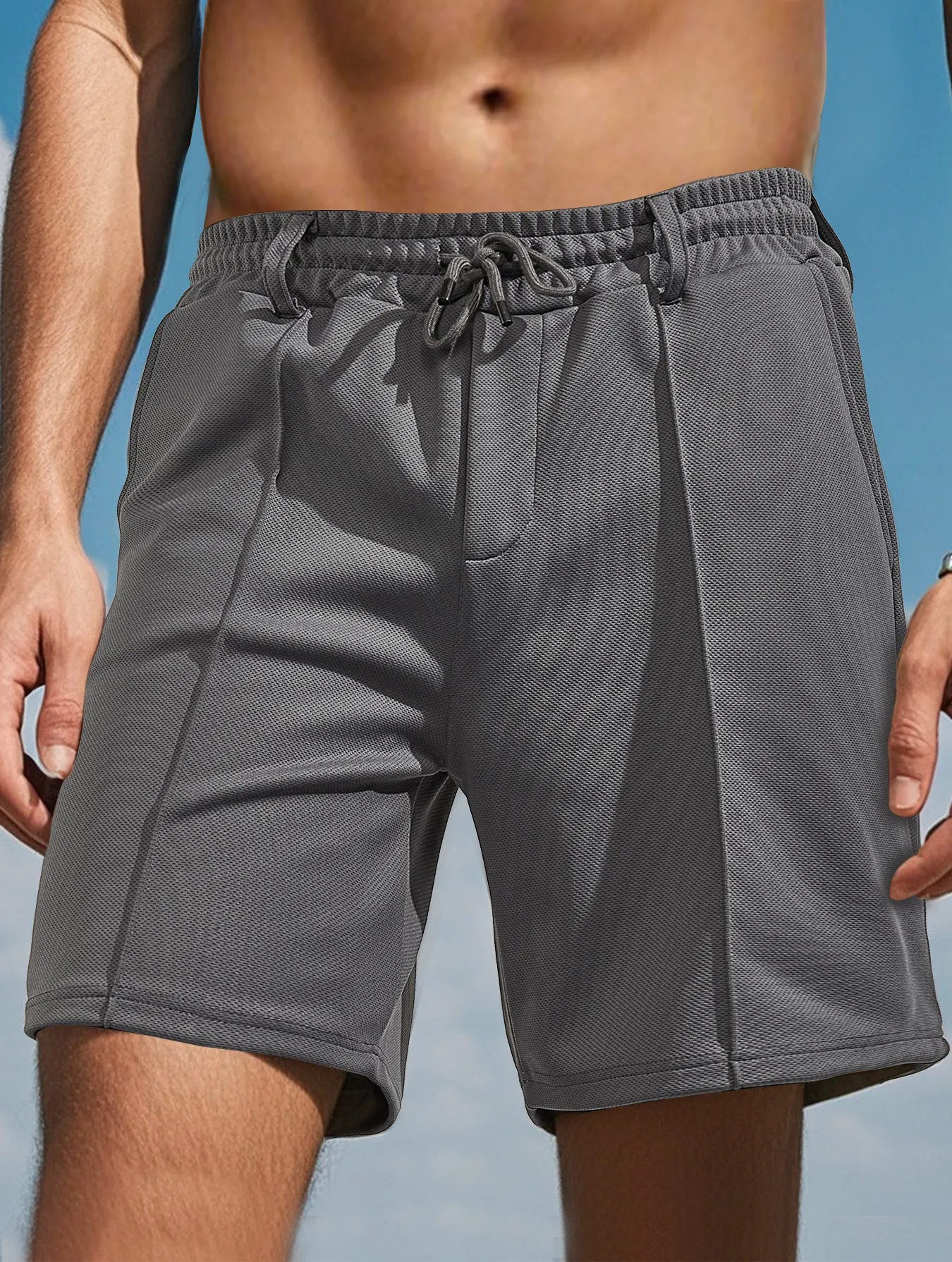 Men's Casual Quick-drying Pineapple Plaid Shorts Beach Shorts
