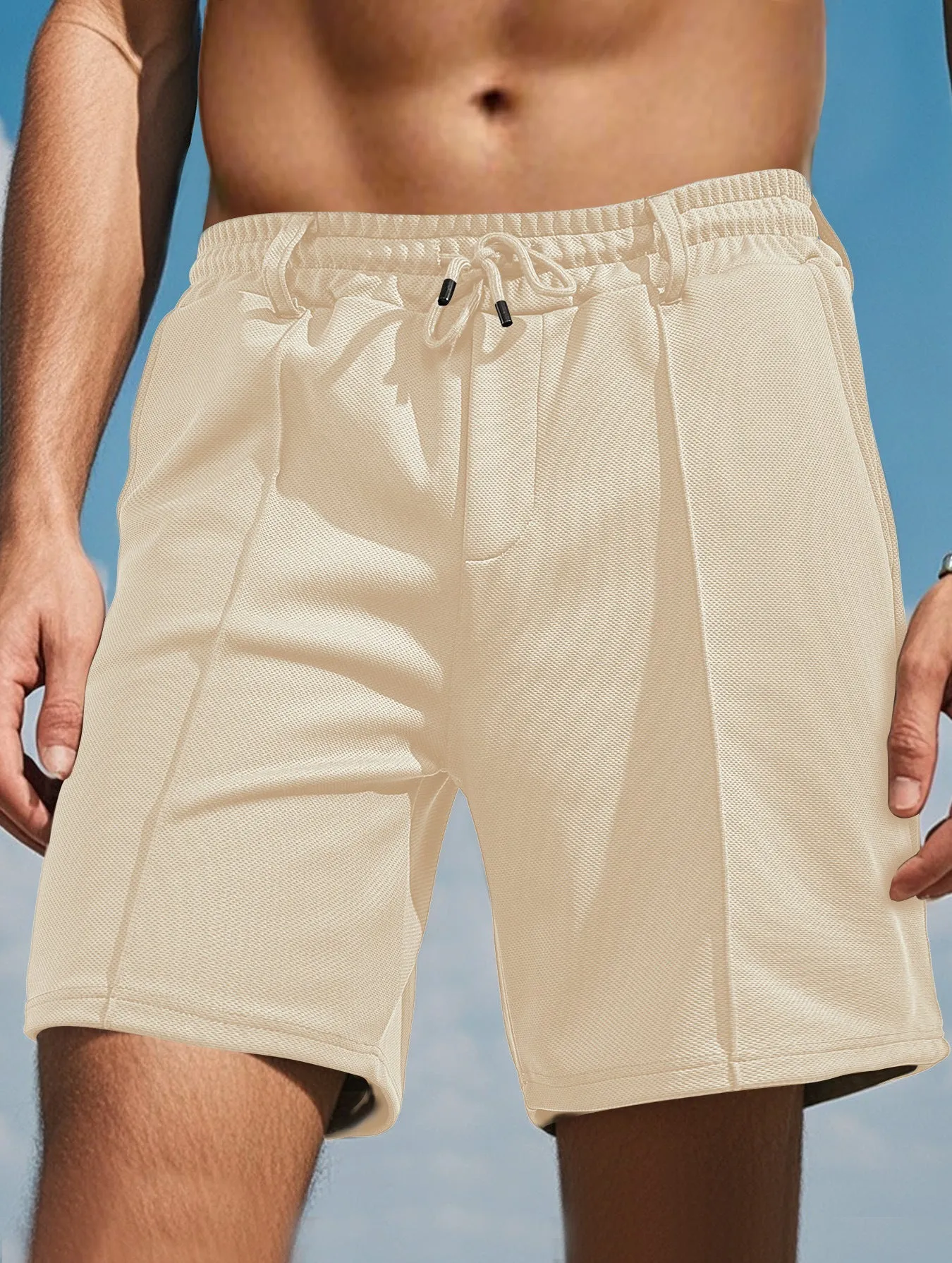 Men's Casual Quick-drying Pineapple Plaid Shorts Beach Shorts