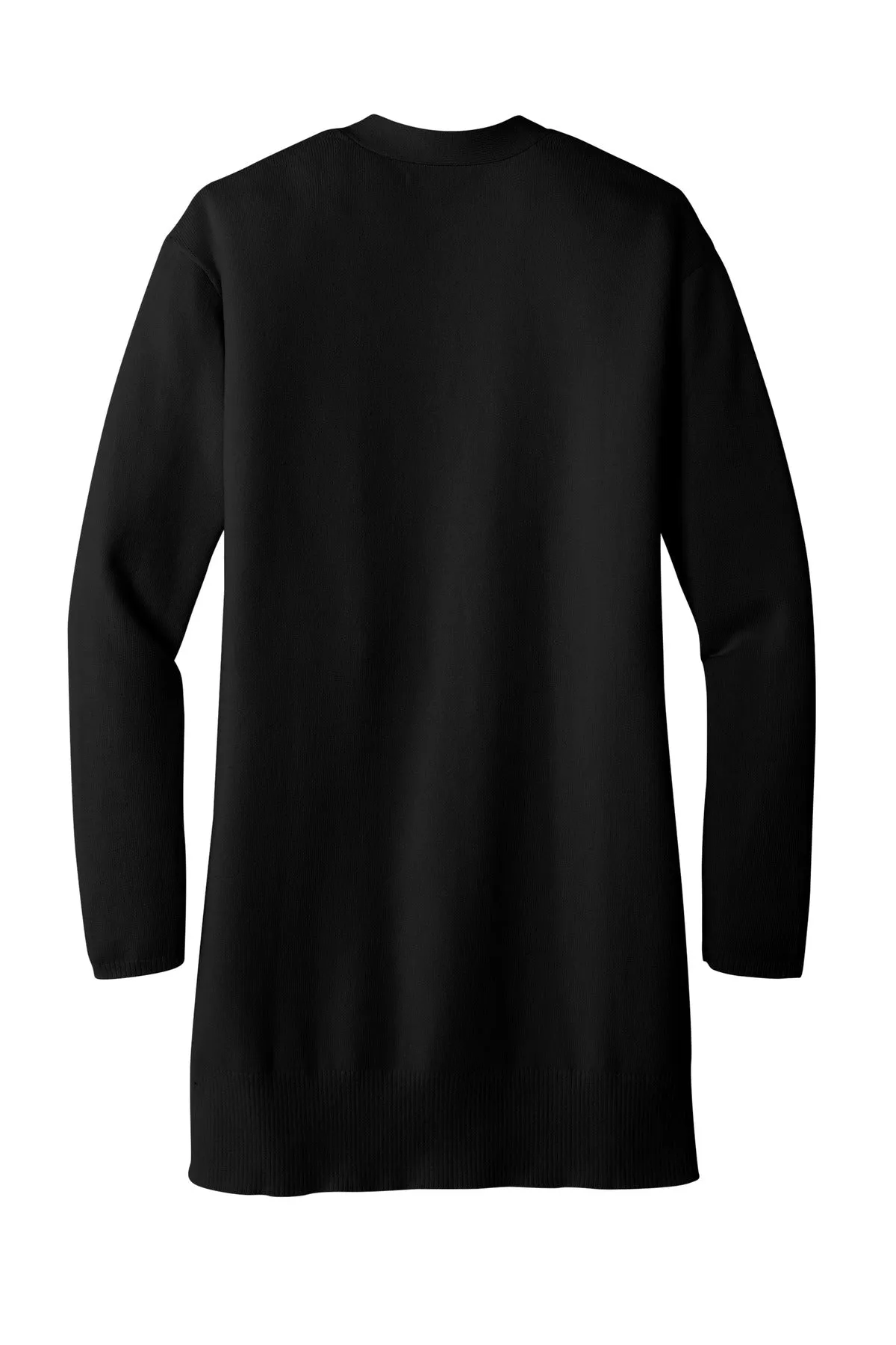 Mercer Mettle Women's Open-Front Cardigan Sweater MM3023 Deep Black