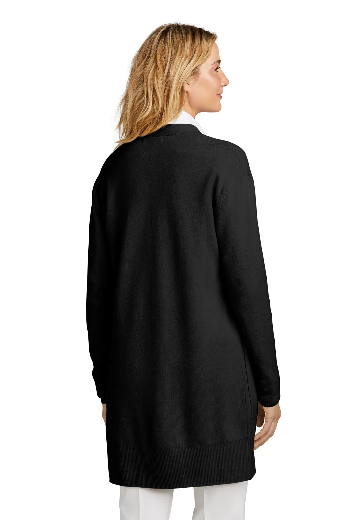 Mercer Mettle Women's Open-Front Cardigan Sweater MM3023 Deep Black