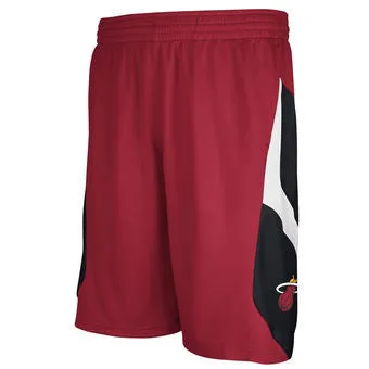 Miami Heat Adidas Youth Red Icon Shorts