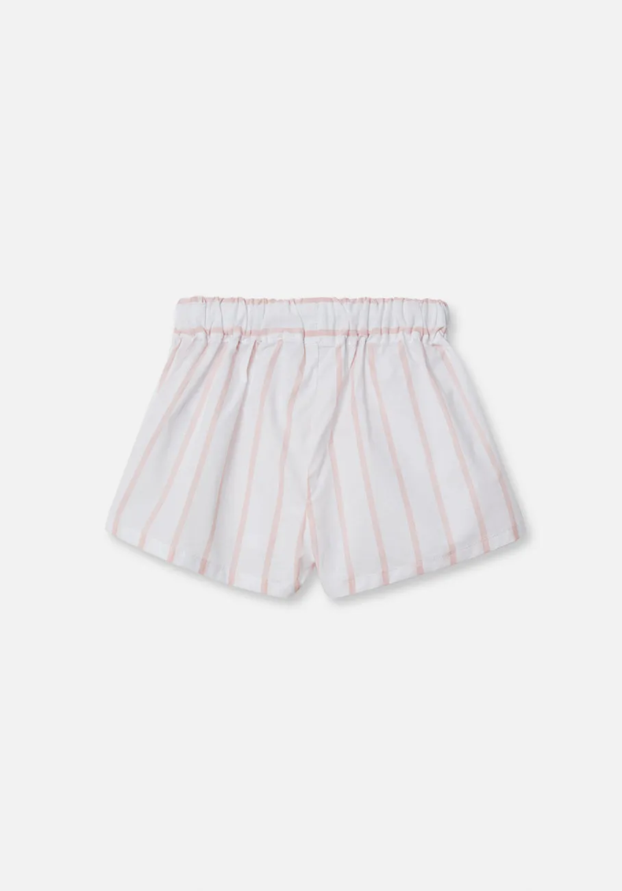Miann & Co Kids - Elastic Waist Shorts - Candy Stripe