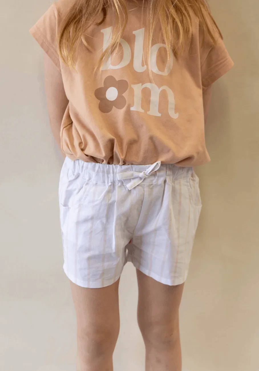 Miann & Co Kids - Elastic Waist Shorts - Candy Stripe
