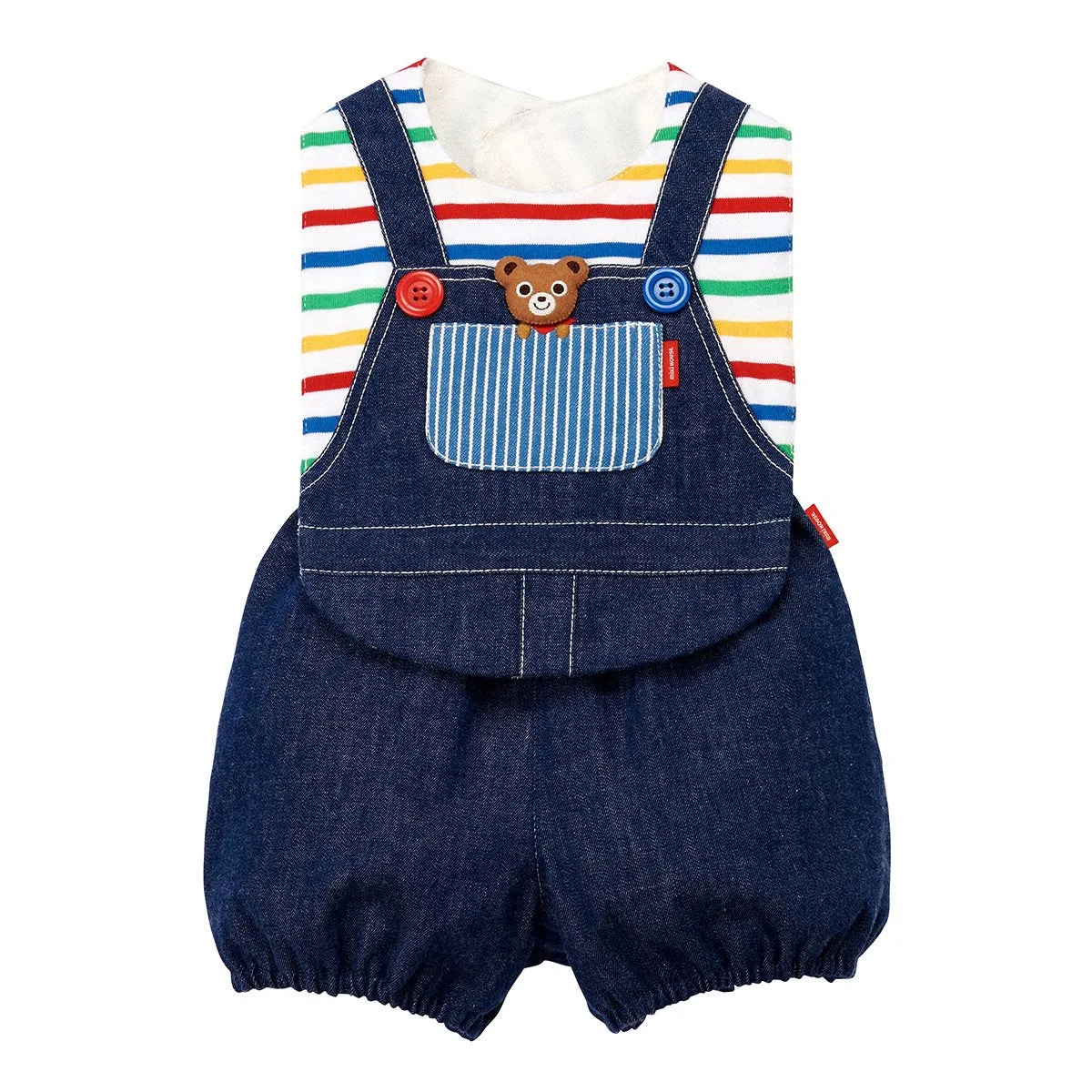 MIKIHOUSE BIB&GYM SHORTS SET