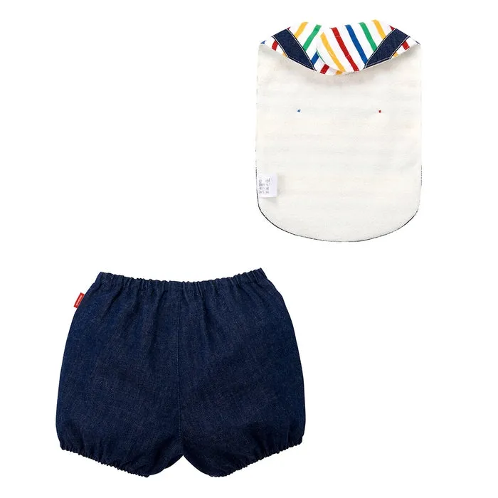 MIKIHOUSE BIB&GYM SHORTS SET