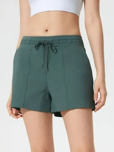 Millennia Drawstring Active Shorts with Pockets