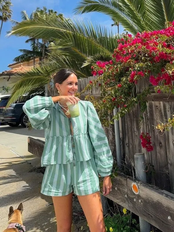 Millie-Striped Brunch Outfit Duo