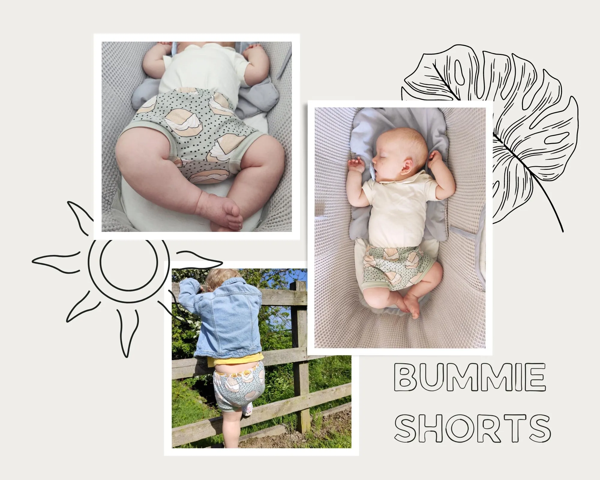 MINI LEOPARD BUMMIE SHORTS