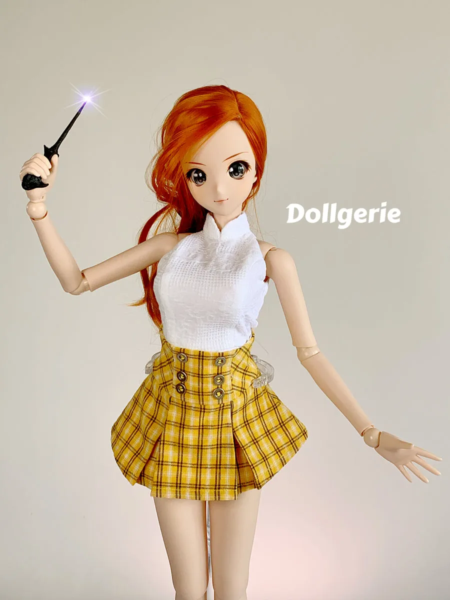 Mini Pleated Yellow Skirt for SmartDoll