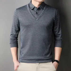 MONTGOMERY REFINED LONG SLEEVE POLO