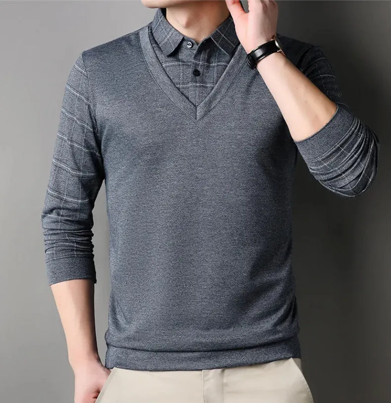 MONTGOMERY REFINED LONG SLEEVE POLO