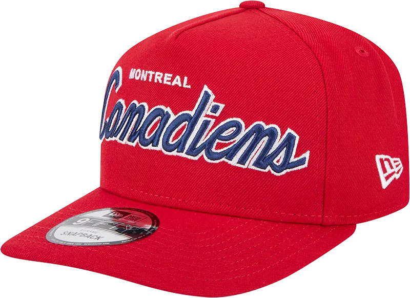 Montreal Canadiens 9FIFTY A-FRAME  Script