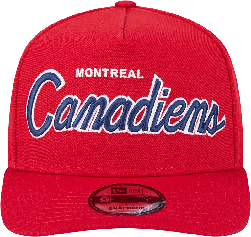 Montreal Canadiens 9FIFTY A-FRAME  Script
