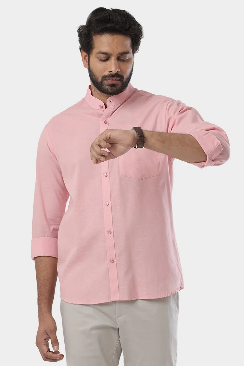 Neo - Pink Formal Shirt For Men | Ariser
