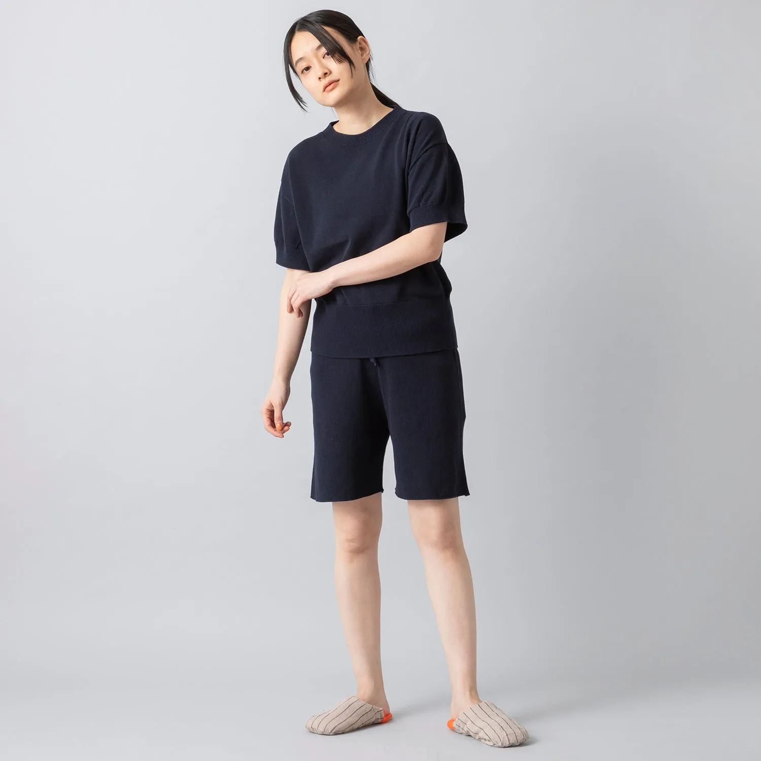 NETENE. | ネテネ　リブニットショートパンツ