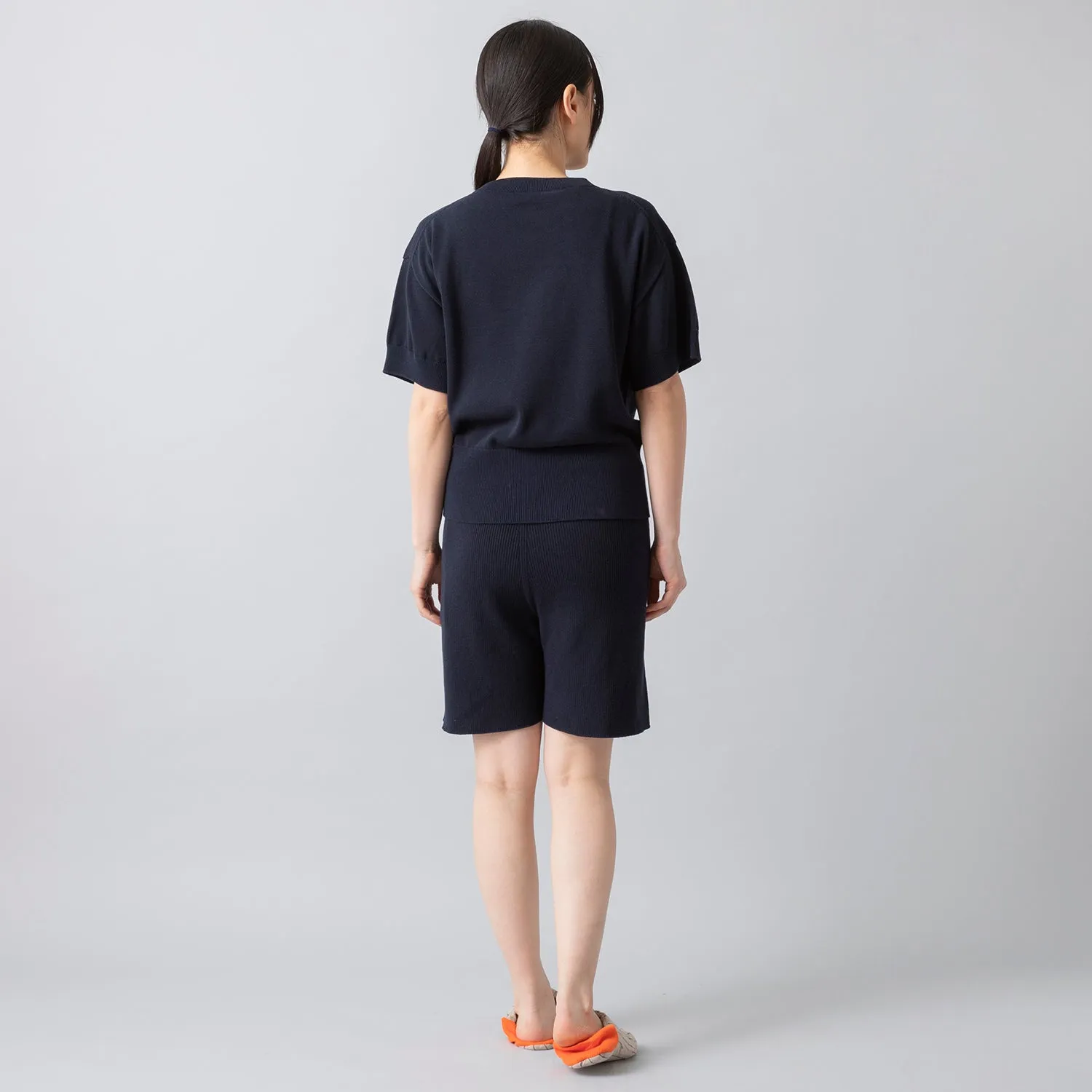 NETENE. | ネテネ　リブニットショートパンツ