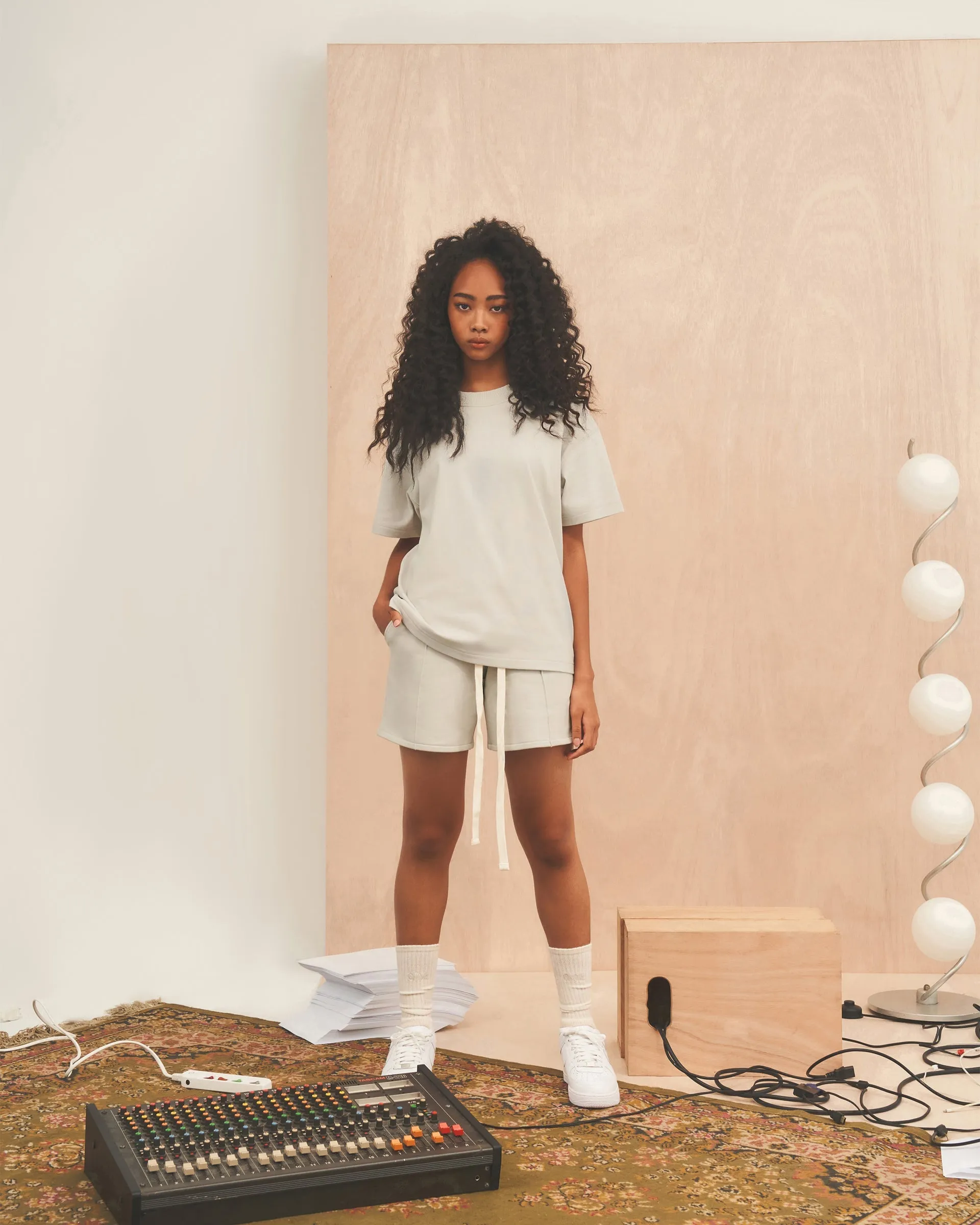 NEUTRALS Sweat Shorts - Stone