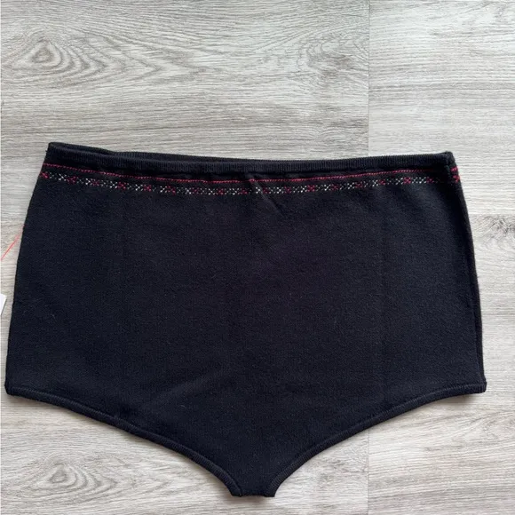 Never Fully Dressed Black and Gold High Waist Shorts