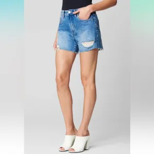 New! BlankNYC The Perry Denim Mom Jean Shorts Size 27