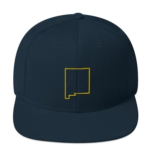 New Mexico Outline Snapback Hat
