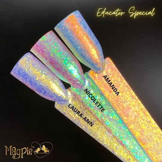 Nicolette Chrome Flakes