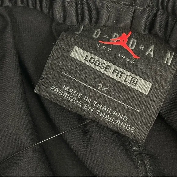 Nike Jordan Women’s Size 2X Black Diamond Loose Fit Athletic Shorts NWT