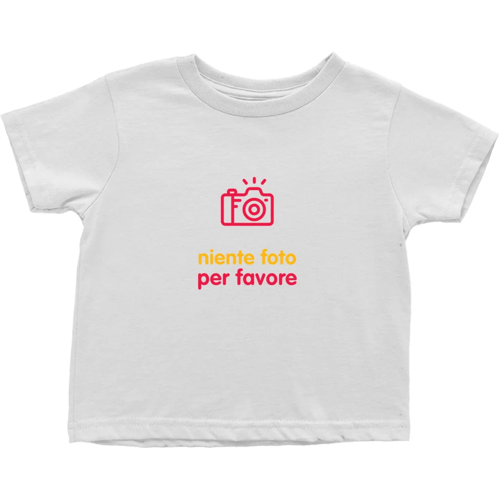 No Photos Toddler T-shirts (Italian)