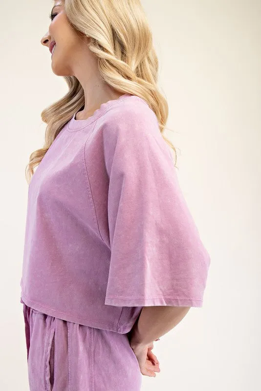 Off Duty Casual Boxy Top