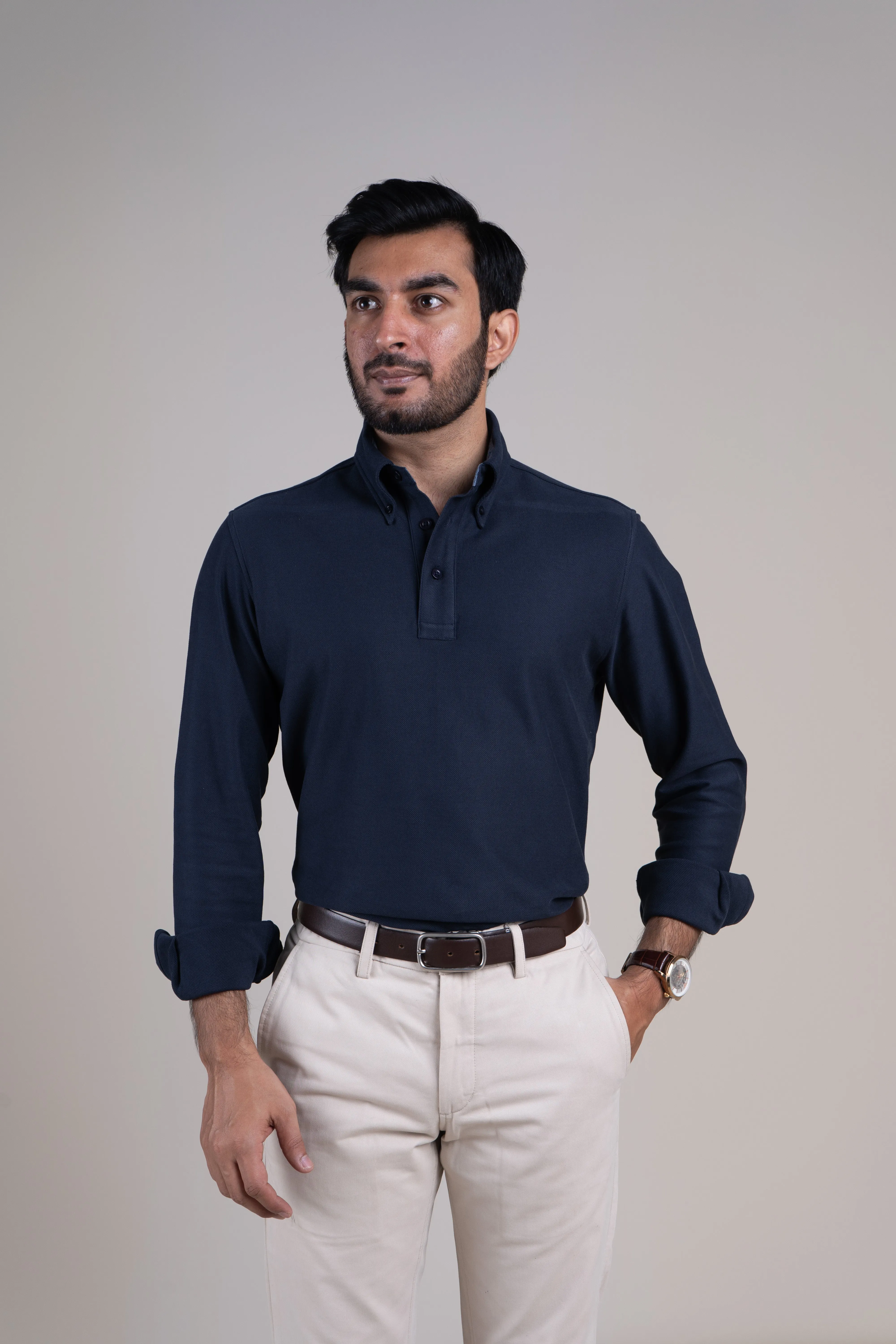 Oslo in Button Down Collar