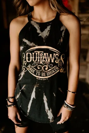 Outlaw Acid Washed Rocker Tank