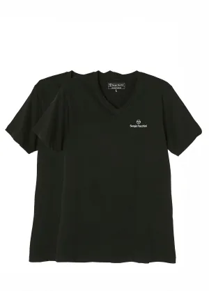 Pack of 2 pure cotton V-neck T-shirts