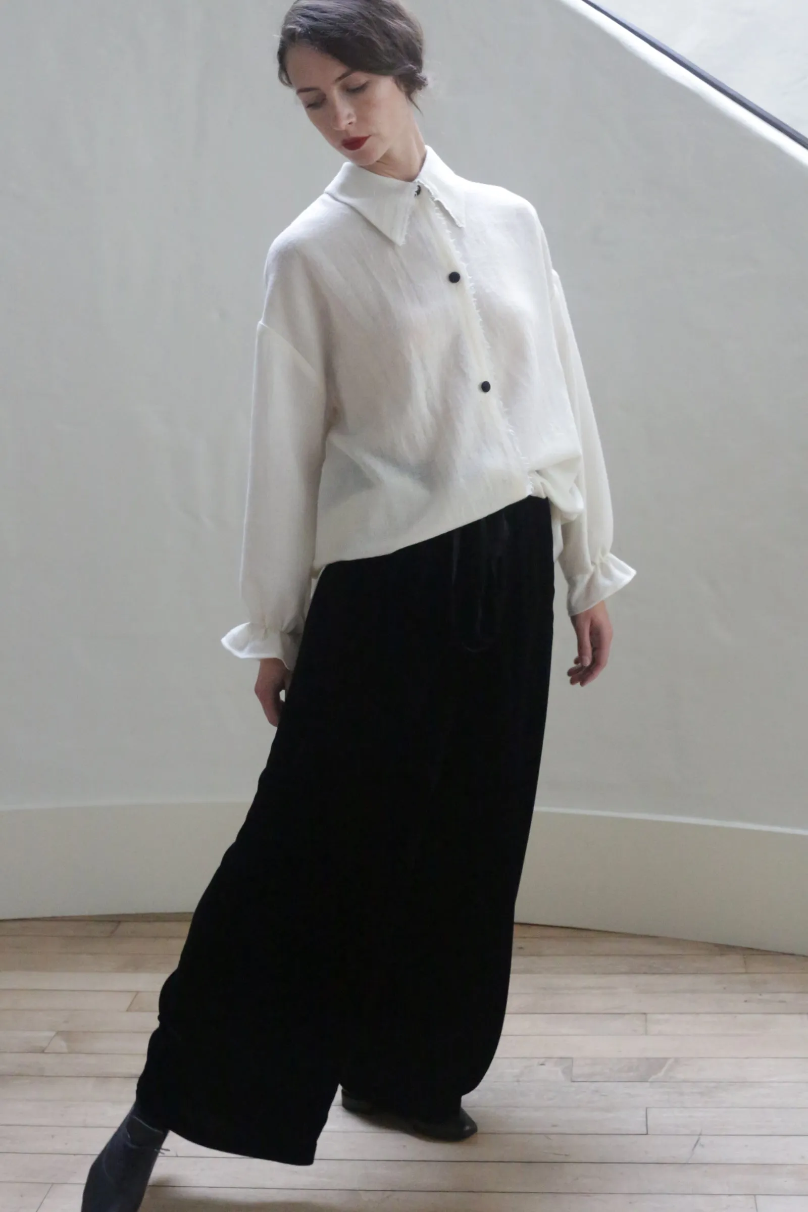 Painter's Shirt - Japanese Wool Gauze | Undyed