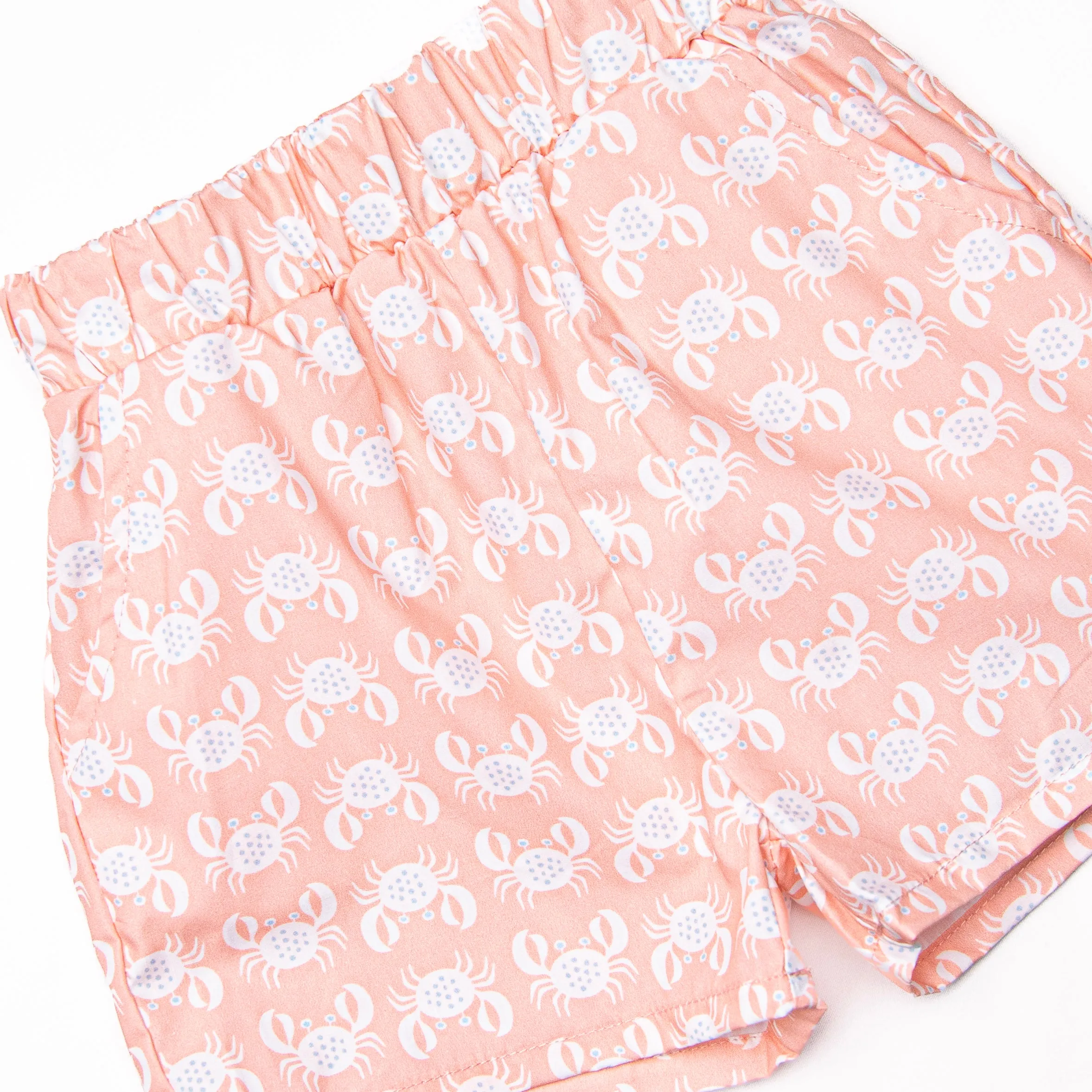 Palm Beach Pinchers Short Set, Orange