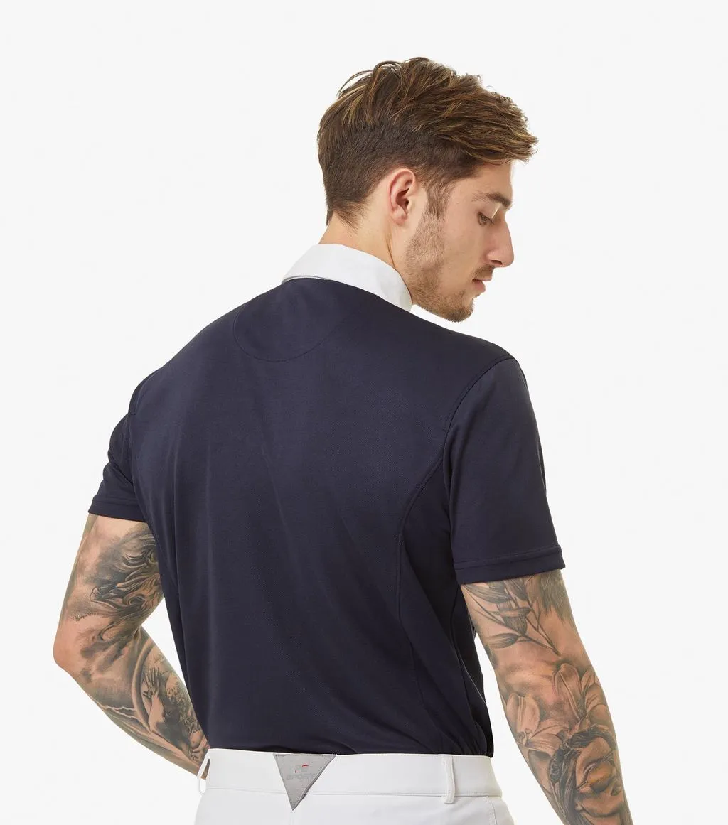 PEI Antonio Men's Short Sleeve Show Shirt - Navy