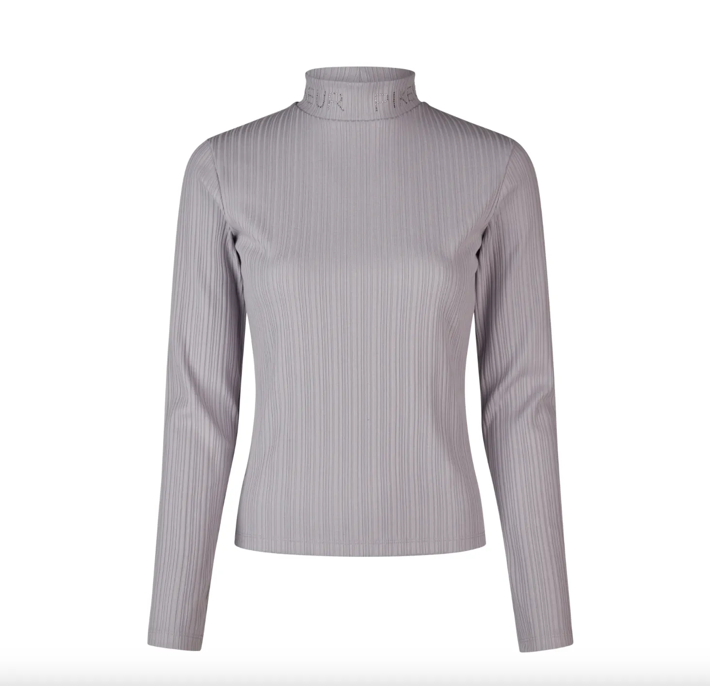 Pikeur selection roll neck top in Cloud Lilac