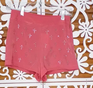 Pink Shorts w/Studded Crosses