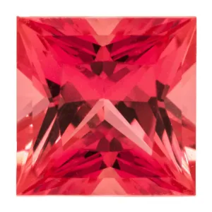Princess Chatham Lab-Grown Padparadscha Sapphire Gems