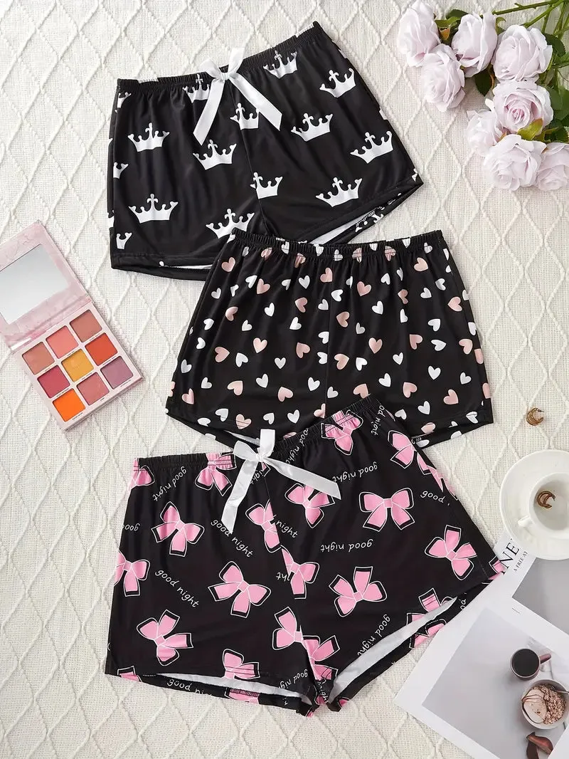 Print PJ Shorts