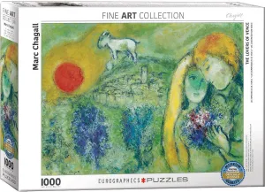 Puzzle Eurographics - 1000 p - Les amoureux de Vence - Chagall