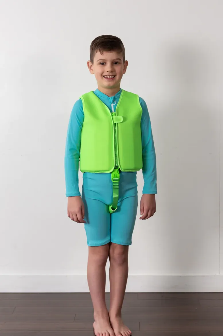 "Brights" Ribbed Blue Curaco Sunsuit