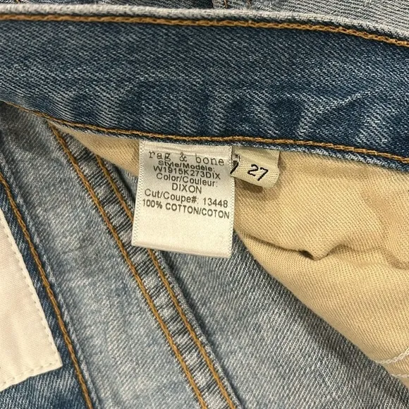 Rag &amp; bone shorts distressed size 27