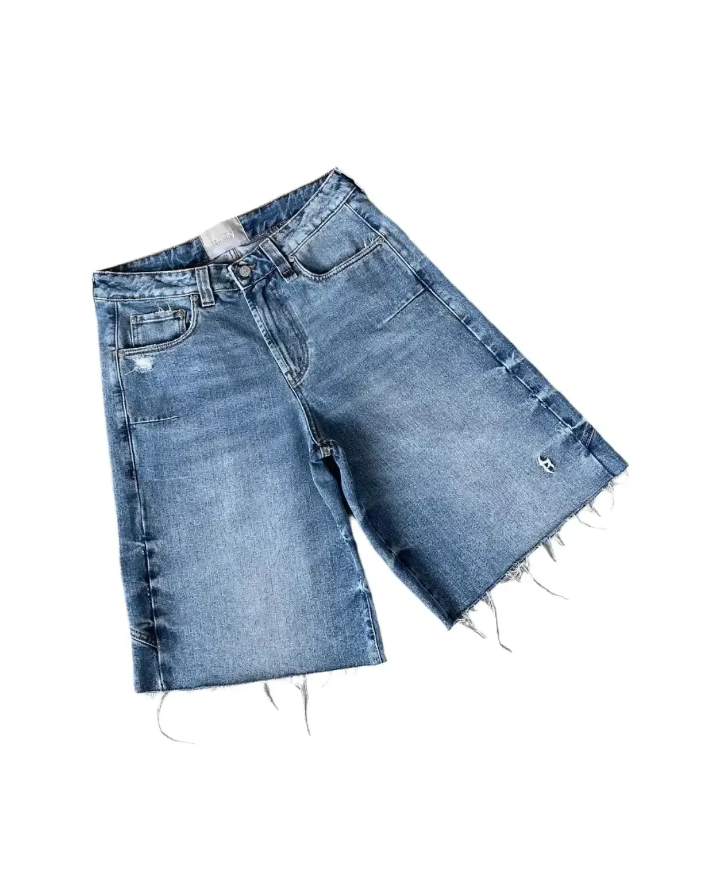 Ripped Jean Shorts