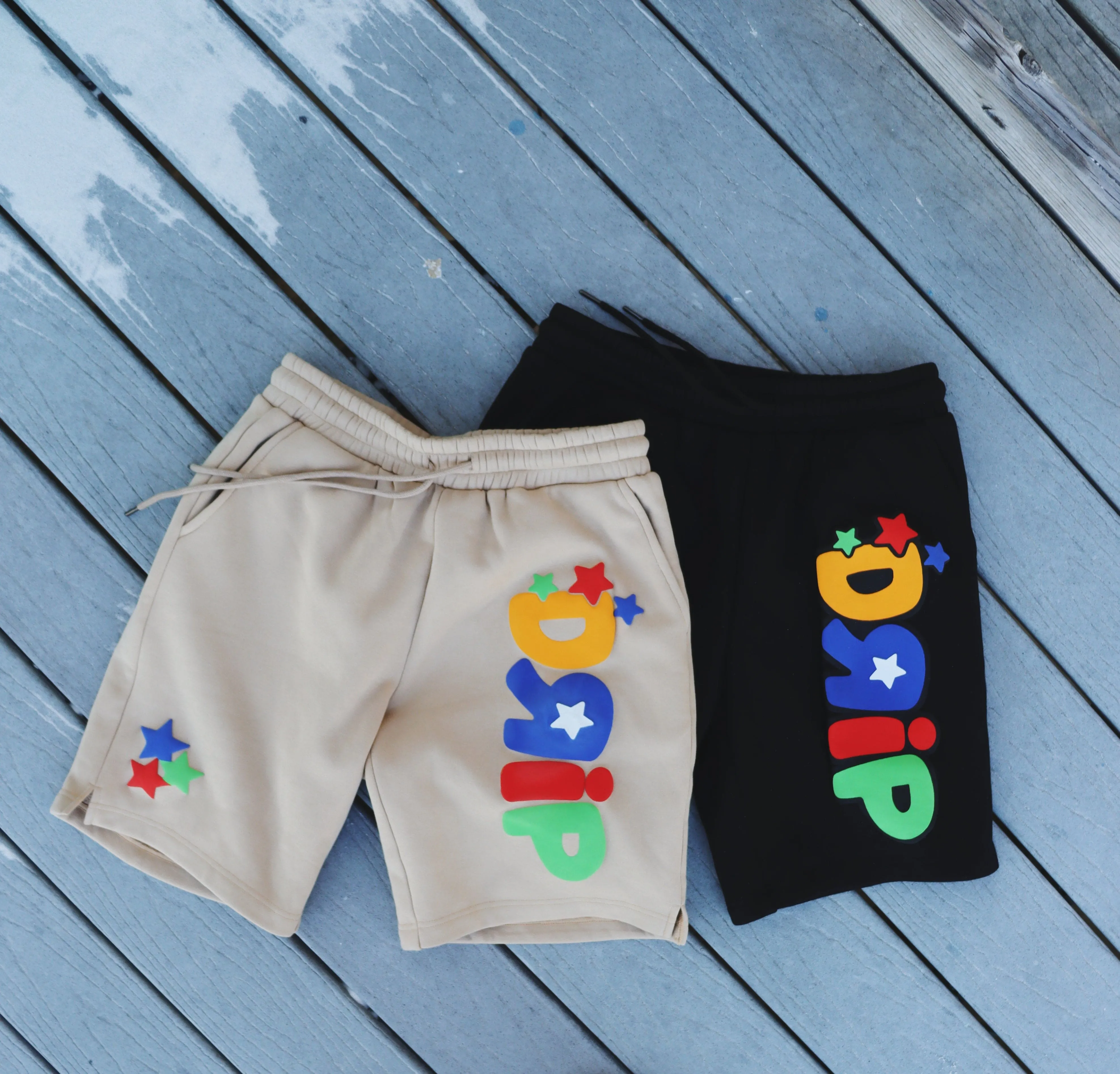 RISKY REWARDS DRIP COTTON SHORTS